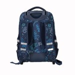 Mochila Elf C/carro B.goma 6467B 2 Div Azul